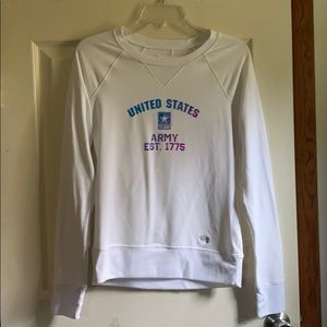 Under Armour US Army crew, sz Small